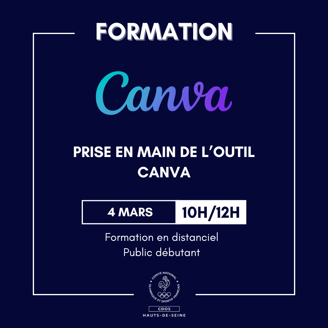 Formations du CDOS 92 - Session mars 2025